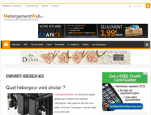 Tablet Screenshot of hebergementweb.info